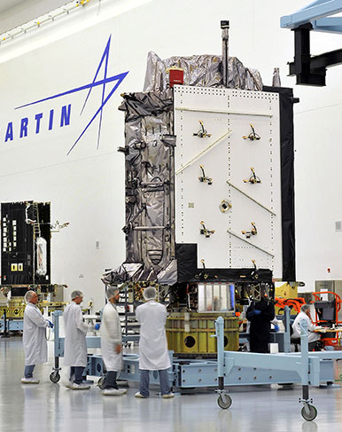 The GPS III Non-Flight Satellite Testbed completed pathfinding activities at Lockheed Martin’s GPS III Processing Facility outside of Denver prior to it shipping to Cape Canaveral Air Force Station to test facilities and pre-launch processes there in advance of the arrival of the first GPS III flight satellite.