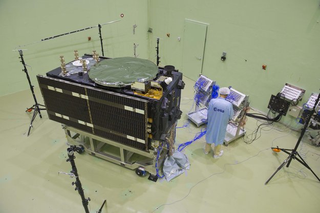 Galileo in flight configuration for acoustic testing.