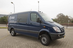 Test vehicle.