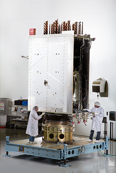 In April, Lockheed Martin fully integrated the U.S. Air Force’s first next generation GPS III satellite at the company’s Denver-area satellite manufacturing facility. The first in a design block of new, more powerful and accurate GPS satellites, GPS III Space Vehicle One is now preparing for system-level testing this summer.