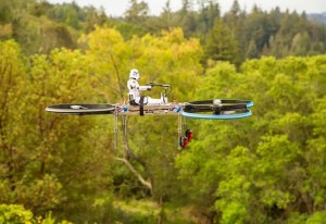 Malloy's Drone3, a prototype of the hoverbike, was funded through a kickstarter campaign and is now being sold. According to Malloy's website, "A Californian customer of ours (Steve Mandel) received his Kickstarter Drone3 in February this year and emailed us yesterday with a photo of his new Drone3 in flight — with a new test pilot."