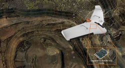 The Delair Septentrio UX11 mapping UAV. (Image: Septentrio)