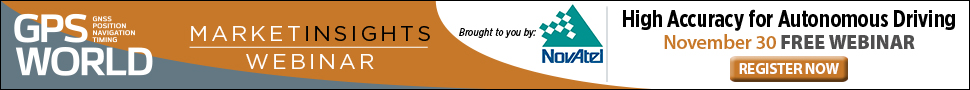 GPS World Market Insights Webinar - 