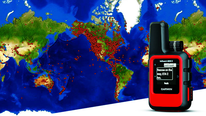 Garmin inReach devices can send and receive messages, navigate routes, track and share journeys and can trigger an SOS if needed. (Image: Garmin)