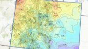 Differences between GEOID 2022 and GEOID 18 in Colorado (5 cm contour intervals). (Photo: Dave Zilkoski)