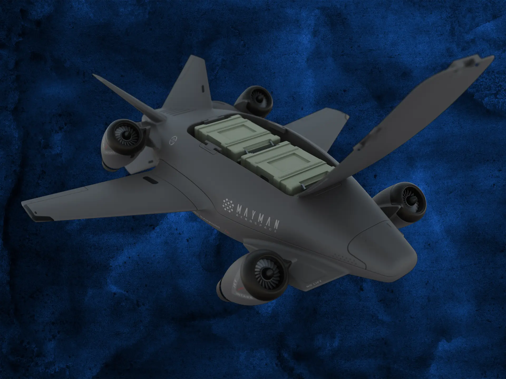 The RAZOR VTOL with gimbled jet pods passed tests at a military base in California in September 2024. Photo: Mayman Aerospace