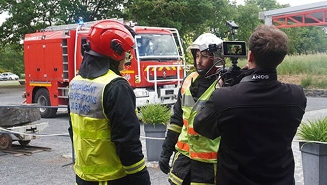 SDMIS and SDIS 49 at La Mine Bleue with Syntony for shooting a demo video of underground GNSS SubWAVE integration in monitoring emergencies. (Credit: Syntony GNSS)