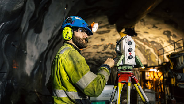 The Leica Nova MS60 MultiStation is a robotic total station that can measure points down to 1 mm to 2 mm and capture 3D scans. (Credit: Hexagon) 