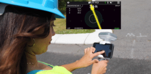 vLocate allows for easy mapping and relocation of facilities with centimeter accuracy. (Photo: UTTO)