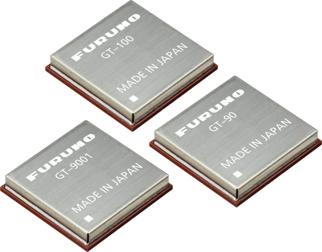 The GT-100, GT-9001 and GT-90 modules. (Photo: Furuno)