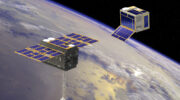 ESA’s Celeste LEO-PNT in-orbit demonstrator mission features a constellation of 11 satellites plus one spare that will fly in low Earth orbit to test innovative signals across various frequency bands. Its goal is to advance satellite navigation concepts for resilient positioning and timing services. (Credit: D. Ducros, ESA)