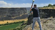 Tilt compensation allows an increased safety factor, allowing precision locations while staying away from the ledge. (Photo: Courtesy of the author)