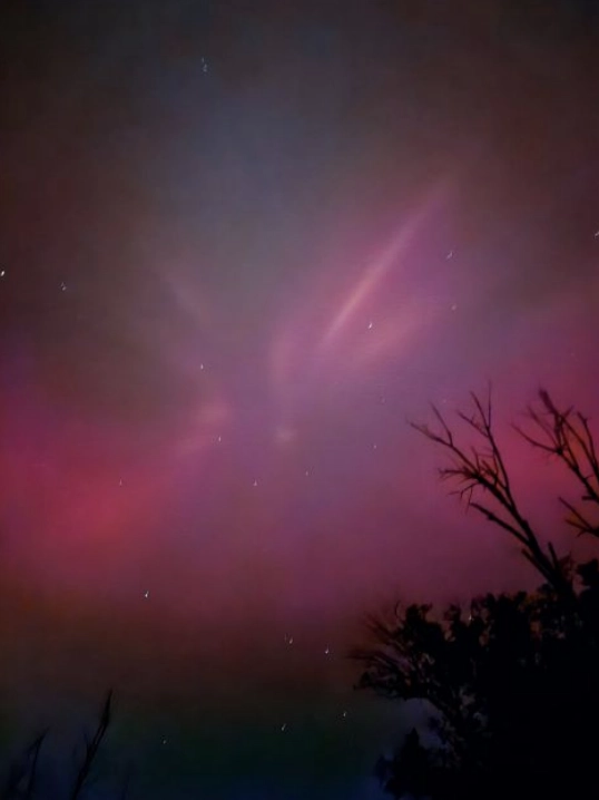 Solar storms, such as this one in North Carolina, produce beautiful
auroras. They also cause signal disruption and interference for GNSS
systems. Many of the modern RTK engines now have the ability to
filter out this interference and maintain a fix.