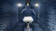 Greenerwave ESA antenna being characterized in the R&S TS8991 antenna test system. (Credit: Rohde & Schwarz)