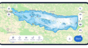 A chart of Oneida Lake in New York State. (Credit: Savvy Navvy)