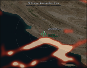 Testing non-traditional satellites to localize GPS jammers near Shiraz, Iran. (Credit: Sean Gorman)