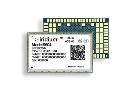 The Iridium 9604 module. (Credit: Iridium)