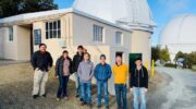 The PANOSETI team installed two 0.5-m telescopes in the Astrograph dome to begin a wide-field optical SETI search. (Credit: PANOSETI)