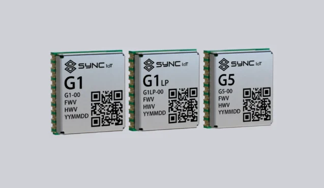 SyncIoT's G1 and G5 families of GNSS receiver modules. (Photo: SyncIoT)