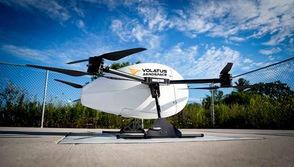 Volatus deploys medical supplies in Canada using the Trimble PX-1 RTX positioning solution. (Photo: Volatus Aerospace)