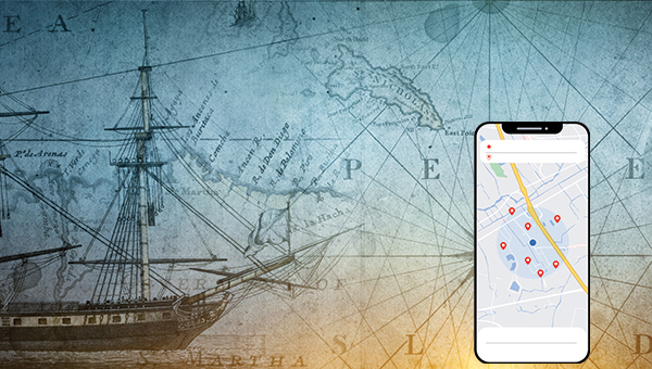 (Ship and Map Image: Trifonov_Evgeniy / iStock / Getty Images Plus / Getty Images) (Phone Map Image: Nareerat Mudngern / iStock / Getty Images Plus / Getty Images)