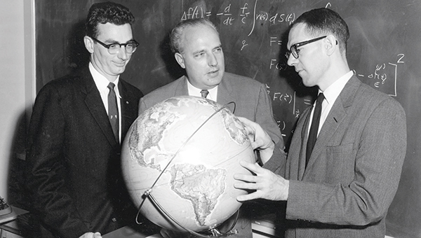 William Guier (left), Frank McClure (center) and George Weiffenbach (right). (National Museum of American History, Smithsonian Institute)