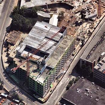 Oblique View of Commercial Construction Site - Atlanta, GA. (Photo provided by Nearmap)